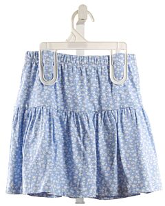 BISBY BY LITTLE ENGLISH  BLUE  FLORAL PRINTED DESIGN SKORT