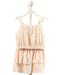 JAMES & LOTTIE  IVORY EYELET FLORAL SMOCKED 2-PIECE OUTFIT