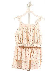 JAMES & LOTTIE  IVORY EYELET FLORAL SMOCKED 2-PIECE OUTFIT