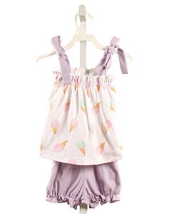 JAMES & LOTTIE  LAVENDER  PRINT  2-PIECE OUTFIT