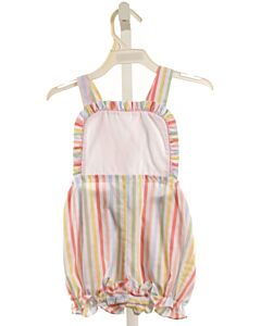 LULLABY SET  MULTI-COLOR  STRIPED  BUBBLE WITH RUFFLE