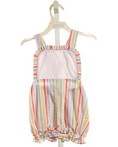 LULLABY SET  MULTI-COLOR  STRIPED  BUBBLE WITH RUFFLE