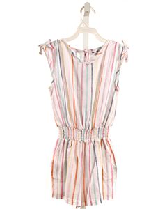 SPLENDID  MULTI-COLOR  STRIPED SMOCKED ROMPER