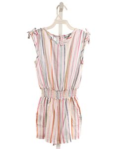 SPLENDID  MULTI-COLOR  STRIPED SMOCKED ROMPER