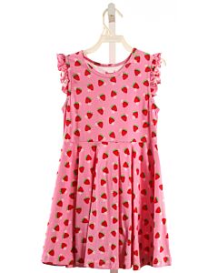 FLORENCE EISEMAN  PINK   PRINTED DESIGN KNIT DRESS