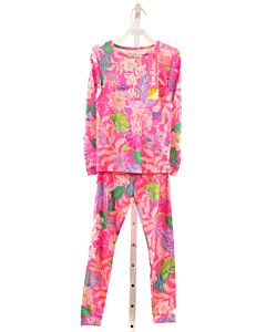 LILLY PULITZER  HOT PINK  FLORAL  LOUNGEWEAR