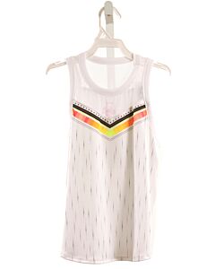 LUCKY IN LOVE WHITE KNIT TANK