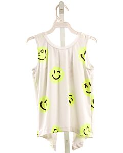 LUCKY IN LOVE BRIGHT YELLOW PRINT KNIT TANK