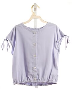 PLEAT.  LT BLUE    SLEEVELESS SHIRT