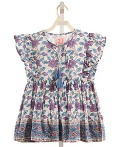 VICTORIA DUNN LAVENDER FLORAL DRESS
