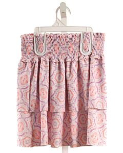 PLEAT.  PURPLE   SMOCKED SKIRT