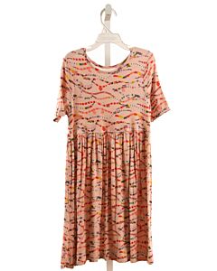 PINK CHICKEN PINK PRINT KNIT DRESS