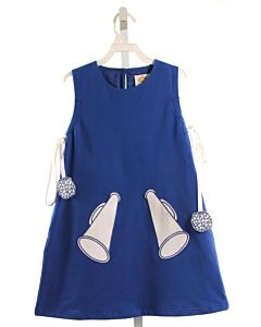 THE YELLOW LAMB BLUE APPLIQUED KNIT DRESS