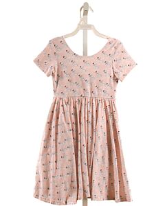 OLLIE JAY  LT PINK  PRINT  KNIT DRESS