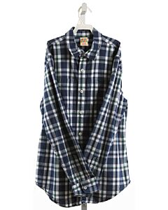 HARPER CANYON  BLUE  PLAID  DRESS SHIRT