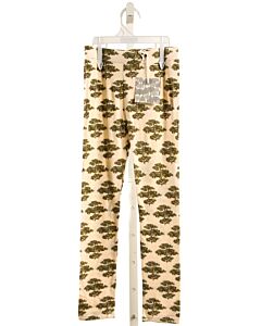KATE QUINN  GREEN  PRINT  LEGGINGS