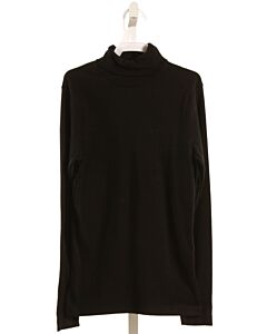 PETIT BATEAU  BLACK    KNIT LS SHIRT