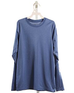 COLUMBIA  BLUE    KNIT LS SHIRT