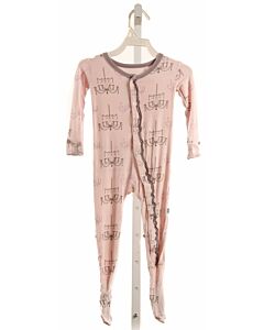 KICKEE PANTS  LT PINK    LOUNGEWEAR WITH RUFFLE