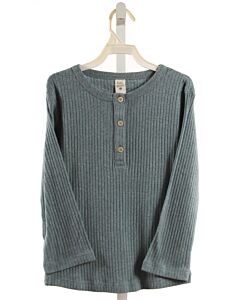 KATE QUINN  BLUE    KNIT LS SHIRT