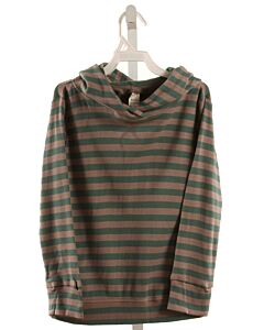 KATE QUINN  GREEN  STRIPED  PULLOVER