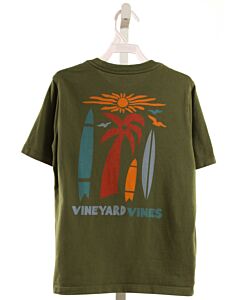VINEYARD VINES GREEN PRINTED DESIGN T-SHIRT