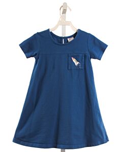 HANNA ANDERSSON BLUE PRINTED DESIGN DRESS