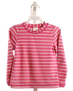 HANNA ANDERSSON  PINK  STRIPED  RASH GUARD
