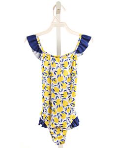 THE OAKS APPAREL   YELLOW   PRINTED DESIGN 1-PIECE SWIMSUIT