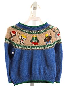 MINI BODEN BLUE SWEATER