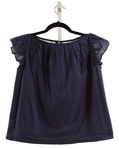MARY & GRACE  NAVY SWISS DOT   SLEEVELESS SHIRT