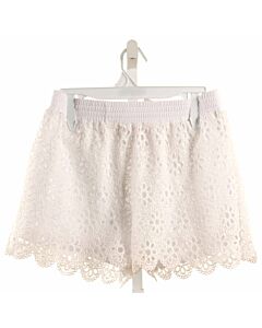 DESIGN HISTORY  WHITE EYELET   SHORTS