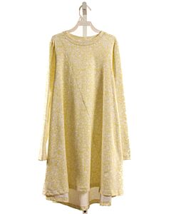 HANNAH KATE  BRIGHT YELLOW  FLORAL  KNIT DRESS