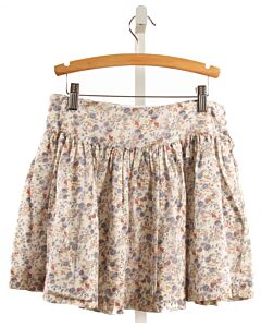 HANNAH KATE LT BLUE FLORAL SKIRT