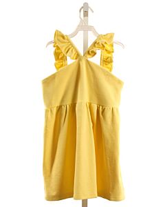 BISBY BY LITTLE ENGLISH  YELLOW PIQUE   SLEEVELESS SHIRT