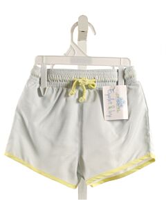 EYELET & IVY  LT BLUE  WINDOWPANE  SWIM TRUNKS