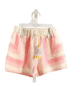 SHADE CRITTERS  PINK KNIT   SHORTS