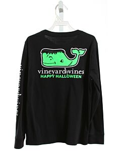 VINEYARD VINES  BLACK   PRINTED DESIGN T-SHIRT