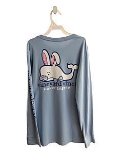 VINEYARD VINES BLUE PRINTED DESIGN T-SHIRT