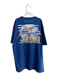VINEYARD VINES  BLUE    T-SHIRT