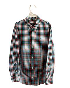 VINEYARD VINES  GREEN  GINGHAM  DRESS SHIRT