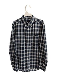 RALPH LAUREN  BLUE  PLAID  DRESS SHIRT