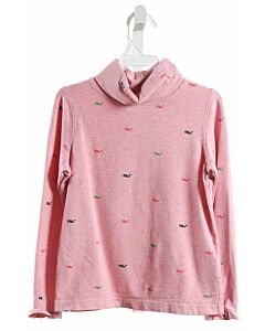 VINEYARD VINES  PINK  PRINT  KNIT LS SHIRT