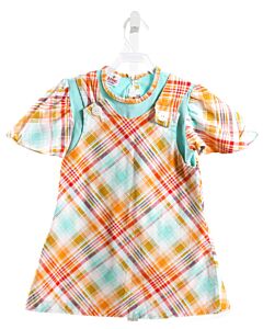 FLEMING CLOTHING  MULTI-COLOR  PLAID  DRESS