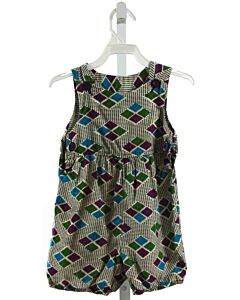 ZAKILE  GREEN   PRINTED DESIGN ROMPER