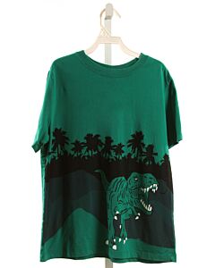 HANNA ANDERSSON  GREEN   PRINTED DESIGN T-SHIRT