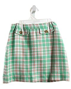 THE BEAUFORT BONNET COMPANY  GREEN  PLAID  SKIRT