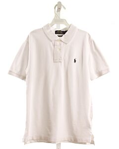 POLO BY RALPH LAUREN  WHITE    KNIT SS SHIRT