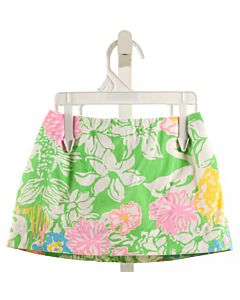 LILLY PULITZER  LIME GREEN  FLORAL  SKORT