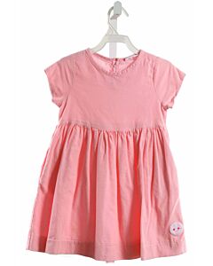 SMILING BUTTON  PINK CORDUROY   DRESS